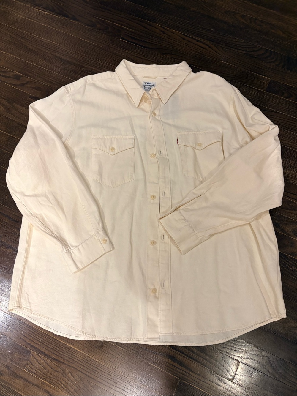 Men’s Cream Levi’s Button Down